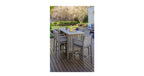 Design House 7-Piece Downtown Bright Bar Set: 6-Seater Outdoor Furniture in Light Beige