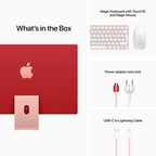 Apple iMac 24-inch Retina 4.5K Display Apple M1 Chip 512GB Pink 4 Port