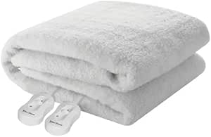 Wellbeing 100% Cotton Quilted Top Electric Blanket