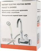 Instant Electric Water Heater Faucet, 3000W Digital Display, 360° Swivel, 30-60°C Temperature Control, ABS Plastic and Stainless Steel Construction, Tankless for Kitchen, Bathroom