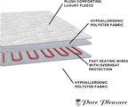 Wellbeing 100% Cotton Quilted Top Electric Blanket