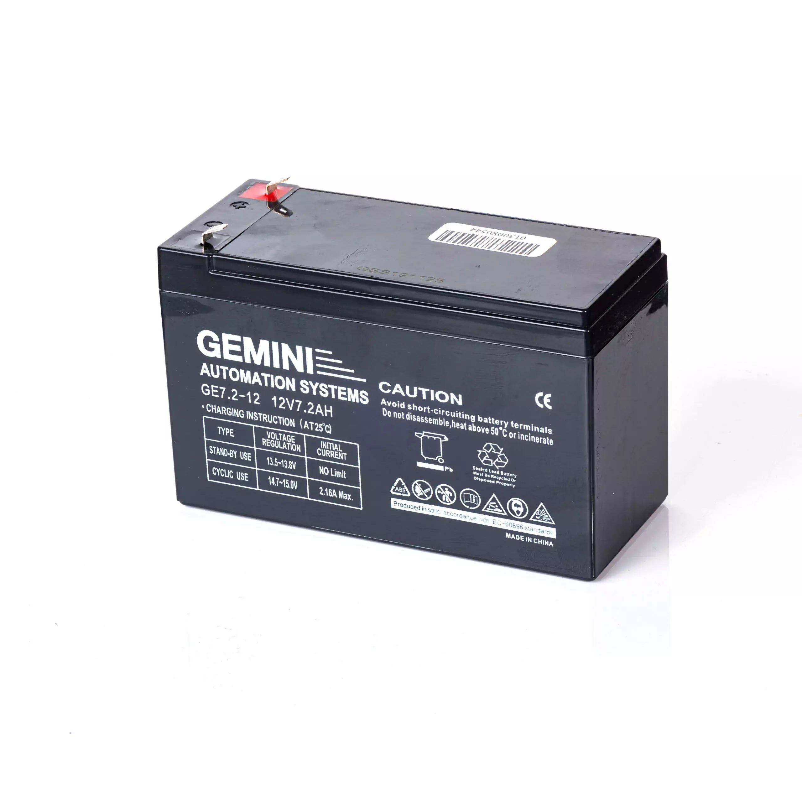 Gemini DC Slider Gate Motor 7Ah Kit