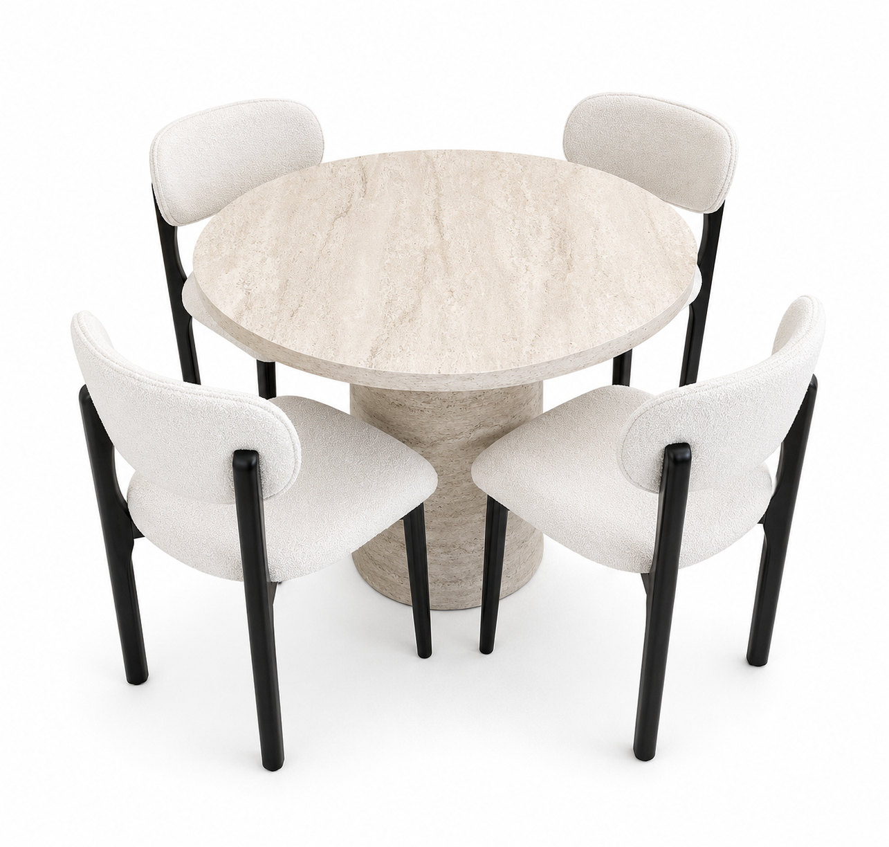 Nova 4 seater dining set