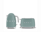 Smeg Retro Combo - 1.7 Litre 3D Logo Kettle Plus 2 Slice Toaster- Pink