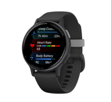 Garmin Vivoactive 5 - Slate Aluminium Bezel with Black Case and Silicone Band