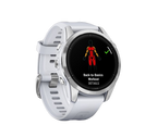 Garmin epix Pro (Gen 2) 42 mm - Silver Stainless Steel with whitestone band