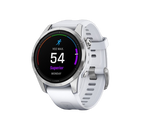 Garmin epix Pro (Gen 2) 42 mm - Silver Stainless Steel with whitestone band