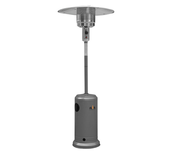 Alva Split Pole Patio Gas Heater Silver GHP17
