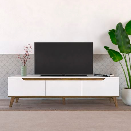 Liverpool White TV Stand