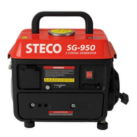 Steco Brushless 2-Stroke Petrol Generator 950 W Red and Black