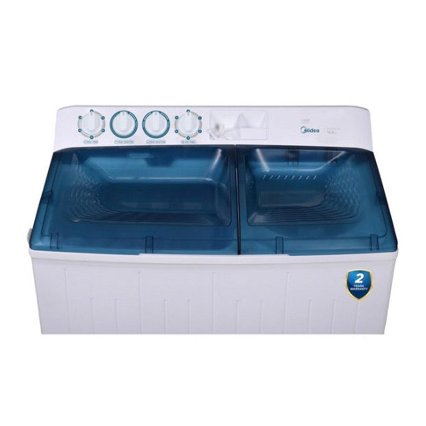 Midea Twin Tub Top Loader Washing Machine 15 kg Blue/White