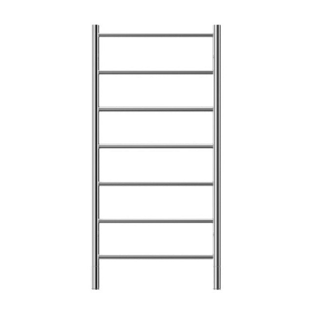 Jeeves Spartan F Heated Towel Rail Polished with Left Power Connection