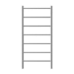 Jeeves Spartan F Heated Towel Rail Polished with Left Power Connection