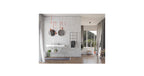 Jeeves Spartan I Heated Towel Rail Polished with Right Power Connection