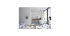 Jeeves Spartan I Heated Towel Rail Polished with Right Power Connection