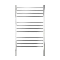 Jeeves Quadro P Heated Towel Rail Polished with Left Power Connection