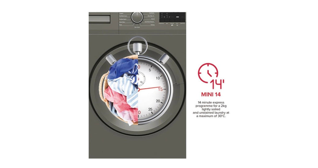 Defy 7 kg Front Loader Washing Machine Manhattan Grey