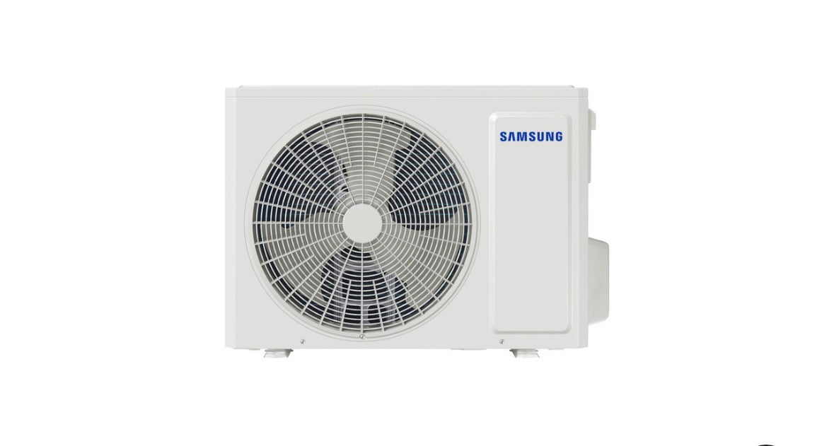 Samsung Non-Inverter 12000 BTU Midwall Split Air Conditioner Fixed Speed Heat and Cool AC AR3000
