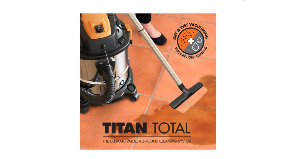 Bennett Read Titan Total Deep Cleaner: 1200 W Wet and Dry Vacuum for Carpets, Upholstery and Spills
