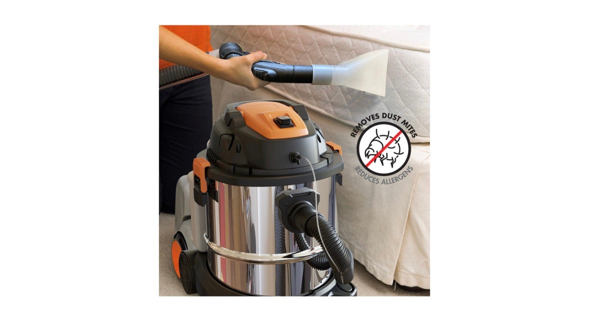 Bennett Read Titan Total Deep Cleaner: 1200 W Wet and Dry Vacuum for Carpets, Upholstery and Spills