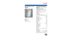 Bosch 12 Place Setting Dishwasher Silver SMS24AI01Z