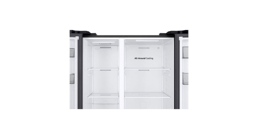 Samsung 564 L Side-by-Side Fridge: Matt Black, Frost Free, A+ Energy and Digital Inverter