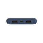 Belkin Boost Up Charge 10 000mAh 3-Port Power Bank + USB-A to USB-C Cable - Blue