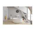 Jeeves Spartan F Heated Towel Rail Polished with Left Power Connection